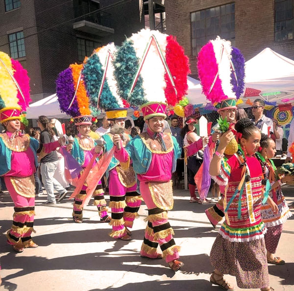 Oaxaca parade at CASA